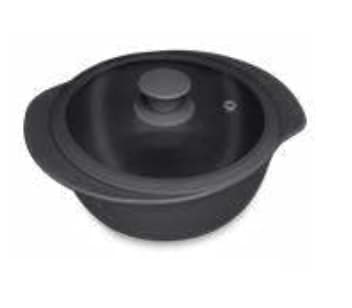 Кастрюля керамическая с крышкой D25см/2,3л  NANQUIM, 023388, BM02-4503