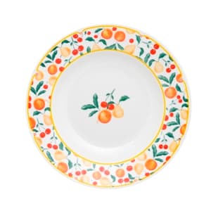 Тарелка суповая FLAMINGO FRUITS 23,5см Oxford 90520, SB02-9410