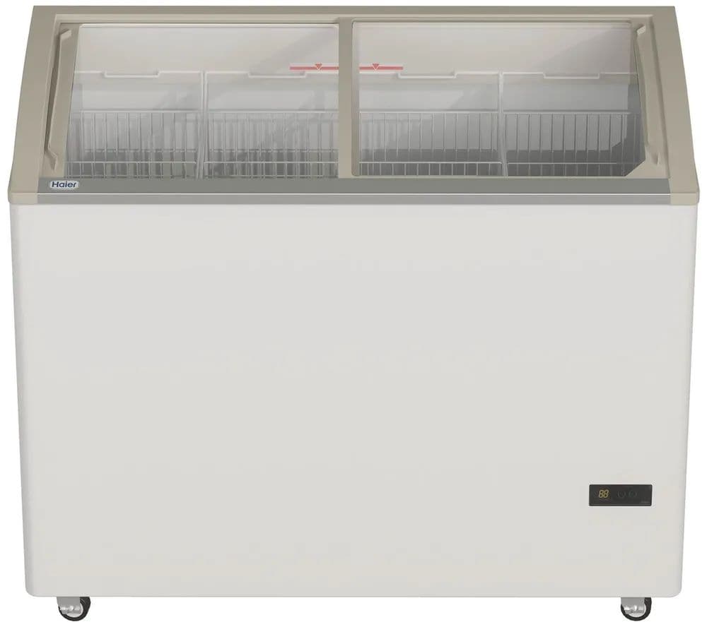 ЛАРЬ МОРОЗИЛЬНЫЙ HAIER SD-416AELUA ГНУТОЕ СТЕКЛО