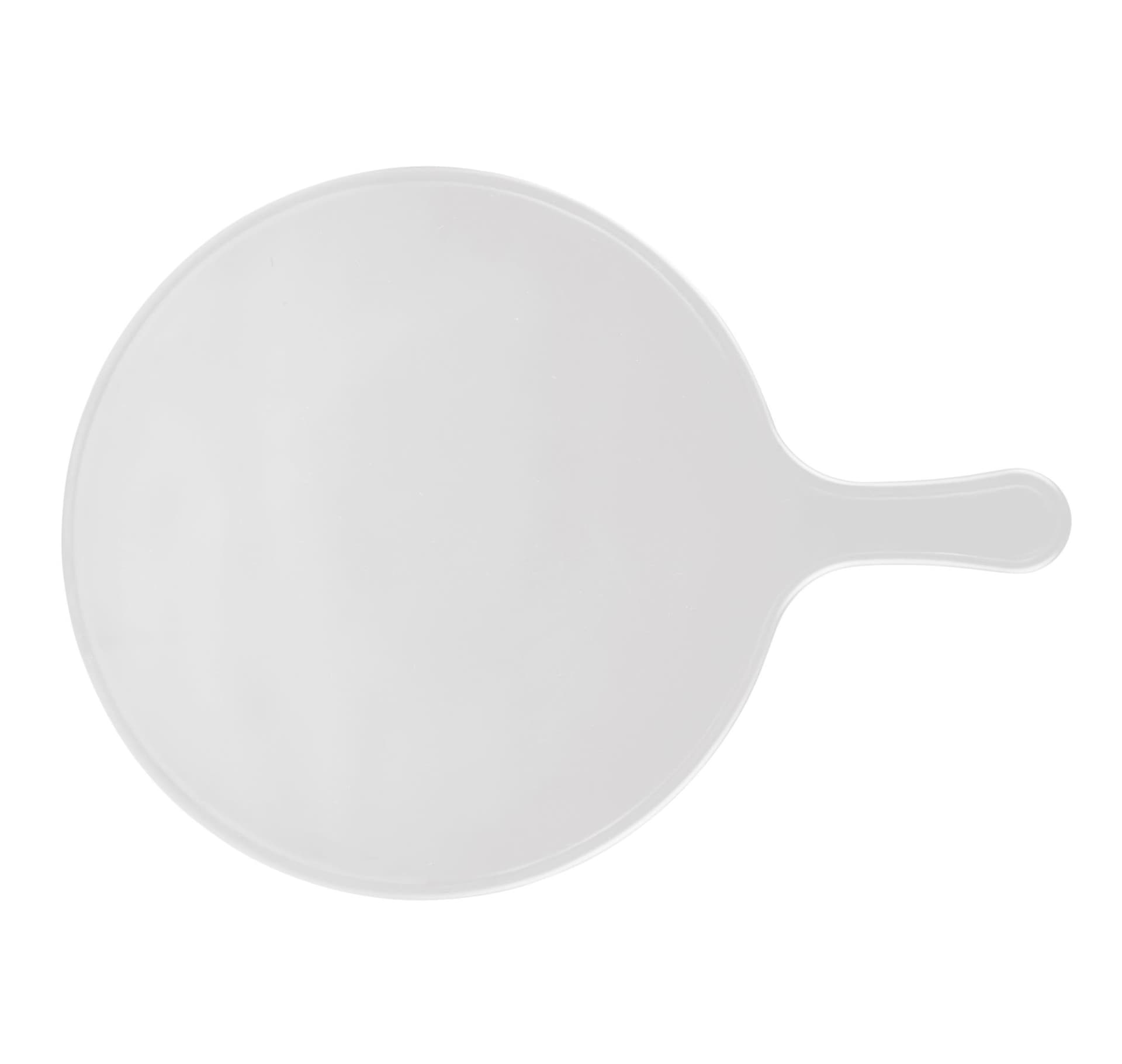 Блюдо для подачи 33x24,1см, меламин, Round, цвет белый S-2583