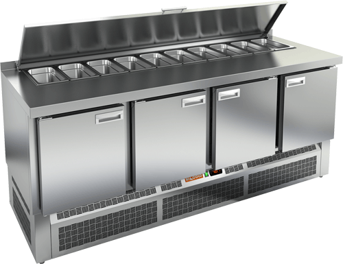 СТОЛ ДЛЯ САЛАТОВ HICOLD SLE1-1111GN (1/3) (R290)