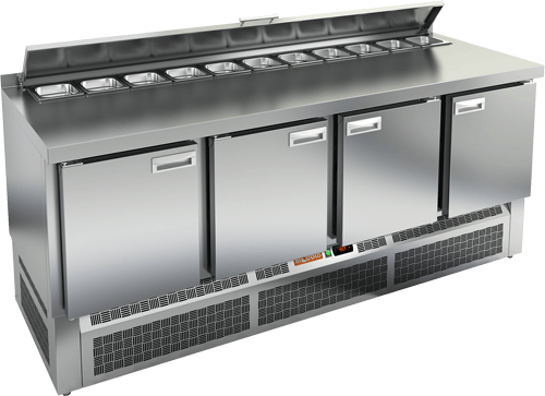 СТОЛ ДЛЯ САЛАТОВ HICOLD SLE2-1111GN (1/6) (R290)