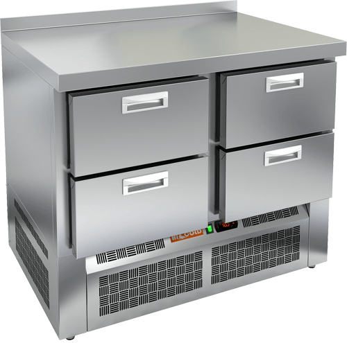 СТОЛ С МОРОЗИЛЬНЫМ ШКАФОМ HICOLD SNE 22/BT (R290)