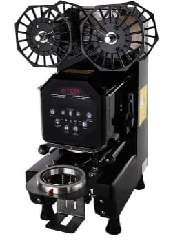 ЗАПАЙЩИК ДЛЯ СТАКАНОВ TURBO SEALING MACHINE TSM-Q8-90/95 ЧЕРНЫЙ