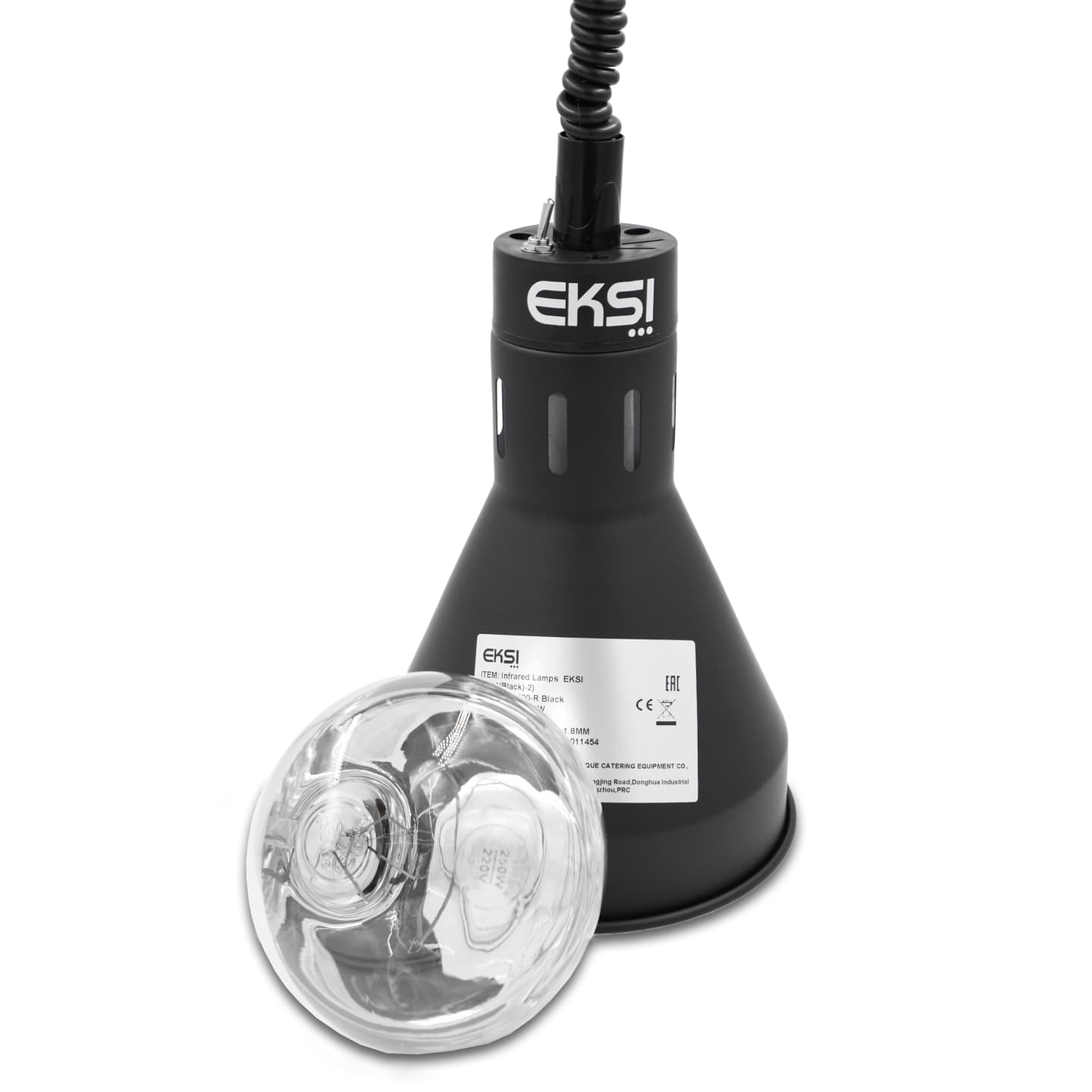 Мармит инфракрасный т.м. EKSI серии EL, мод. EL-500-R Black (для подогрева)