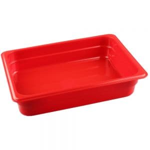 Гастроемкость GN1/2х65 полипропилен красный Restola 422107404