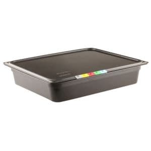 Гастроемкость GN1/2х40 полипропилен черный Restola 422109113