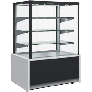 Витрина холодильная Carboma KC70 VM 0,9-1 LIGHT 9006-9005 (ВХСв-0,9д Carboma Сube ТЕХНО)
