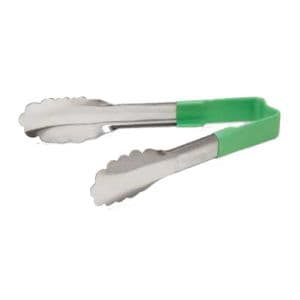 Щипцы универсальные L 15см ЛИСТ с зеленой пластиковой ручкой VOLLRATH 4780670