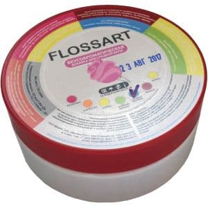 Смесь вкусоароматическая для сахарной ваты, FlossArt голубая малина, 0.15кг.
