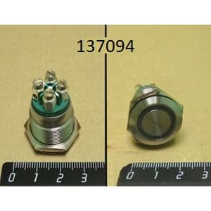 Кнопка (Переключатель светодиодный) IP66 (MPI002/TERM/GN) (зеленый) Abat 12000060374