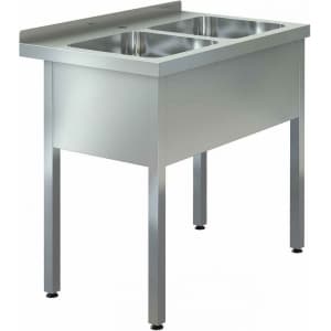 Ванна моечная Assum ВМЦ-П2-2/400 Н (1000х600х850)