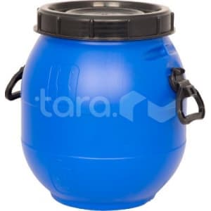 Бочка 30л D 360мм H 420мм с крышкой и ручками Тара БПЗ 30