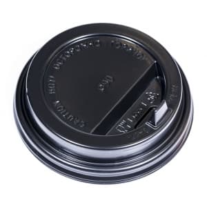 Крышка для стакана 300-500мл D 90мм пластик черный с носиком