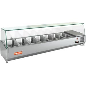 Витрина холодильная настольная HICOLD VRX 1600 1/3