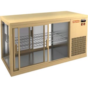Витрина холодильная настольная HICOLD VRL T 1300 R Beige