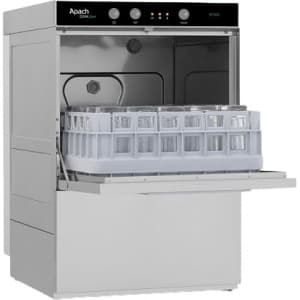 Машина стаканомоечная Apach AF400DDP ФРОНТАЛЬНАЯ