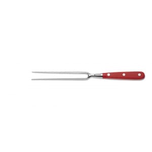 Вилка поварская L 18см кованая Classic красная ручка GIESSER 9410 p 18 r