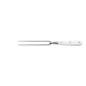 Вилка поварская L 18см кованая Classic белая ручка GIESSER 9410 p 18 w