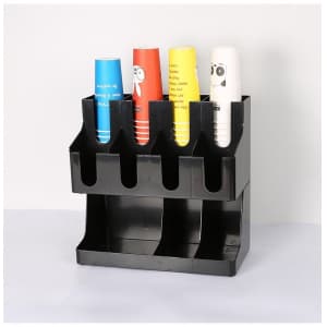 Органайзер на 11 отделений L 41.5см w 20.5см h 40см пластик черный Enigma Cookware coffee shelf 1+2