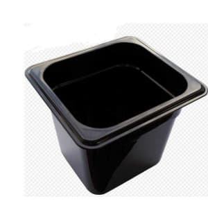 Гастроемкость GN1/6х150 поликарбонат черный Enigma Cookware 1/6*150mm black