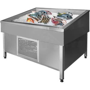 Витрина холодильная Финист VF/1000 (1000х1000х690/930) оттайка газом