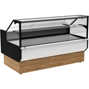 Витрина холодильная Carboma GC95 SM 1,5-1 0013-0430 (ВХС-1,5 Carboma GC95 KombiLux) (0108 Темный дуб)