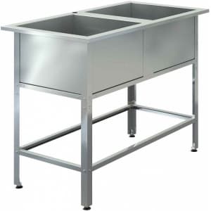 Ванна моечная Assum ВМС-П-2/530 (1250х630х850)