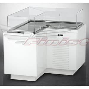 Витрина холодильная Финист Glassier LUX GCL-15/7/3 (фасады МДФ белый)