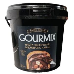 Паста десертная ореховая с какао Gourmix 1кг