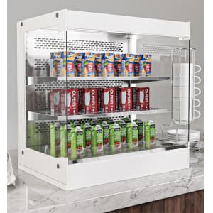 Витрина холодильная встраиваемая Финист FRESH CUBE Compact FCc-10/7/1035 (1000х700х1035/1635) RAL9016