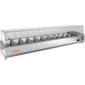 Витрина холодильная настольная HICOLD VRX 2000 1/4