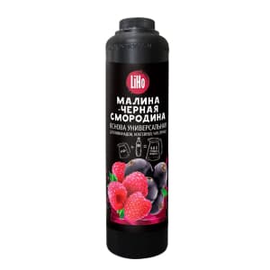 Основа для напитков Малина-черная смородина LiHo 800мл
