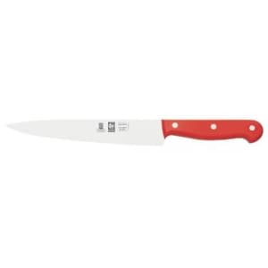 Нож для мяса L 20см общая L 32см нерж.сталь красный ICEL 68085