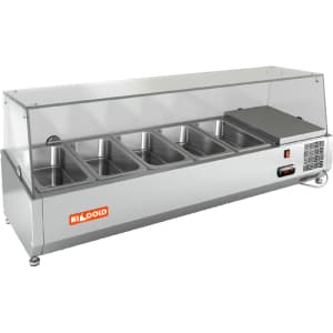 Витрина холодильная настольная HICOLD VRX 1200 1/4