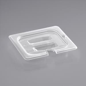 Крышка для гастроемкости GN1/6 с ручкой и вырезом поликарбонат Cambro 60CWCHN-135