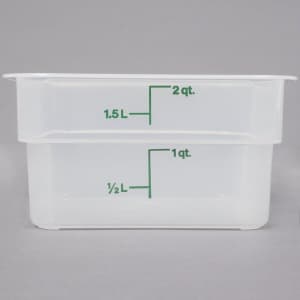 Контейнер 1.9л 185х100мм с градуировкой полипропилен Cambro 2SFSPP-190