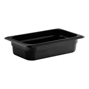 Гастроемкость GN1/4х65 поликарбонат черный Cambro 42CW-110