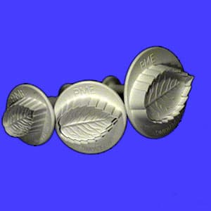 Пробойник-штамп ЛИСТ РОЗЫ (3шт) пластик CULPITT LTD 530 RL
