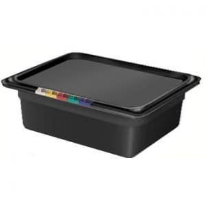 Гастроемкость GN1/2х100 полипропилен черный Restola 422100613