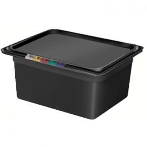 Гастроемкость GN1/2х150 полипропилен черный Restola 422100713