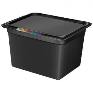 Гастроемкость GN1/2х200 полипропилен черный Restola 422100813