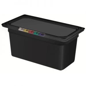 Гастроемкость GN1/3х150 полипропилен черный Restola 422101213
