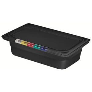 Гастроемкость GN1/4х65 полипропилен черный Restola 422101513