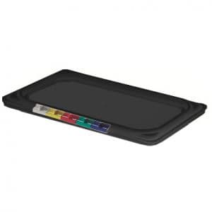 Крышка для гастроемкости GN1/3 полипропилен черный Restola 422101313