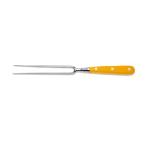 Вилка поварская L 18см кованая Classic желтая ручка GIESSER 9410 p 18 g