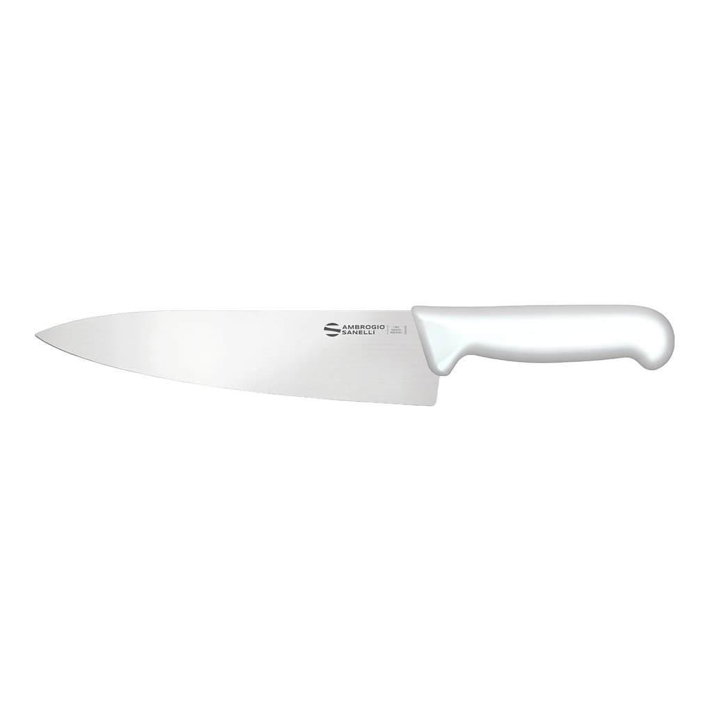 Нож Sanelli Ambrogio серии Supra Colore, SC49026W, кухонный 260 х 57 мм, белый