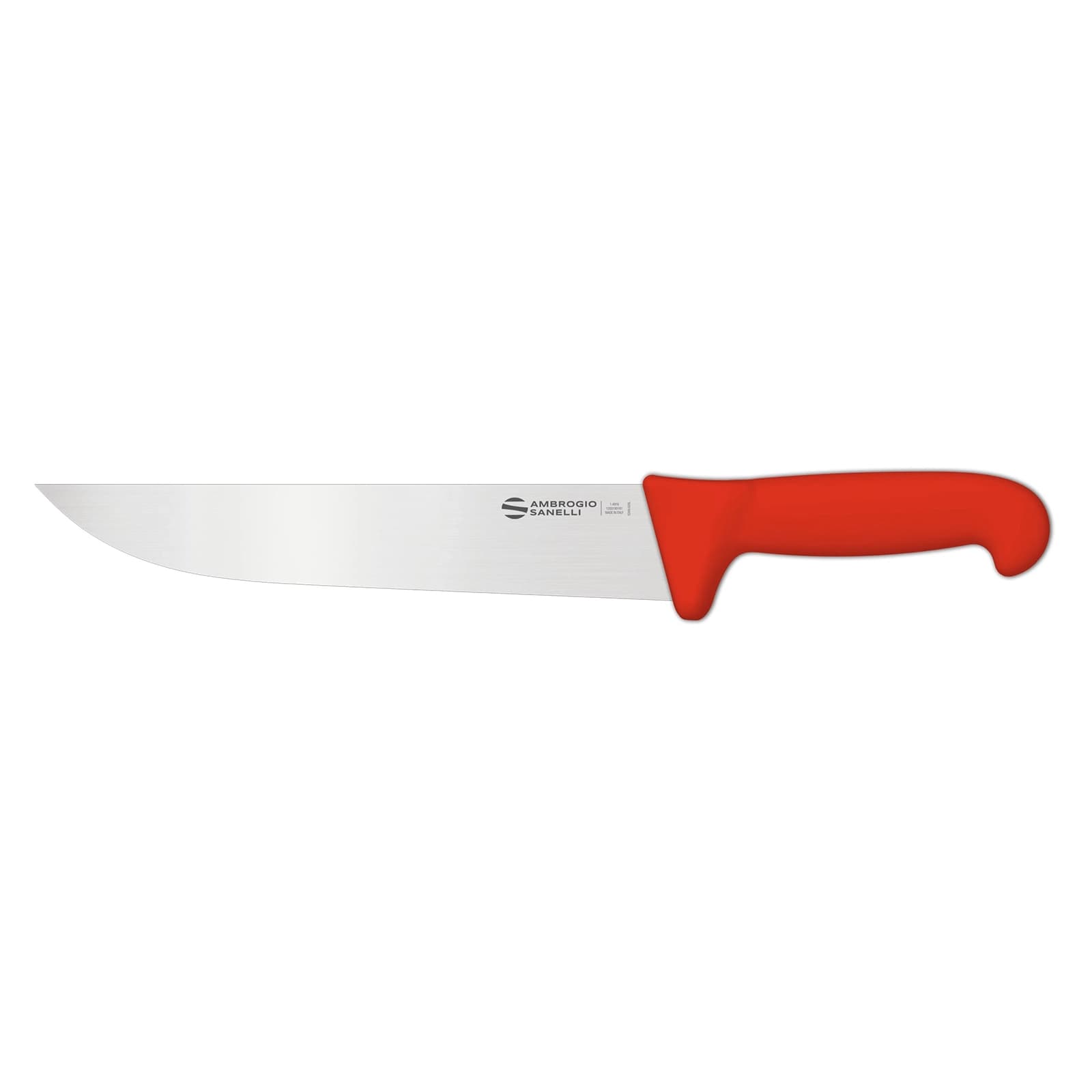 Нож Sanelli Ambrogio серии Supra Colore, SM09024R, для мяса 240 х 44 мм, красный