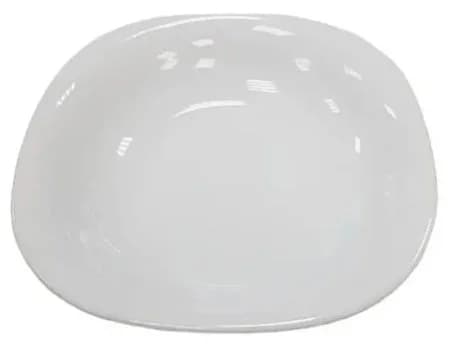 Тарелка NORMA CLASSIC глубокая 21х21х3,4 см 350-500 мл опаловое стекло (стеклокерамика)