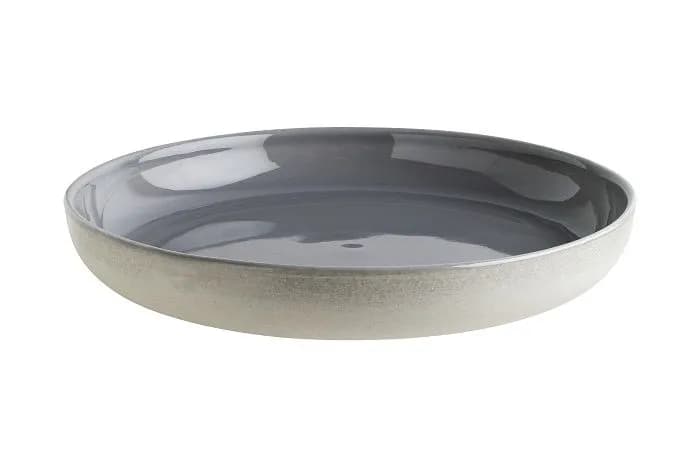 Тарелка глубокая серая Bonna Ground GRSGRO24CK d=240 мм, 400 мл
